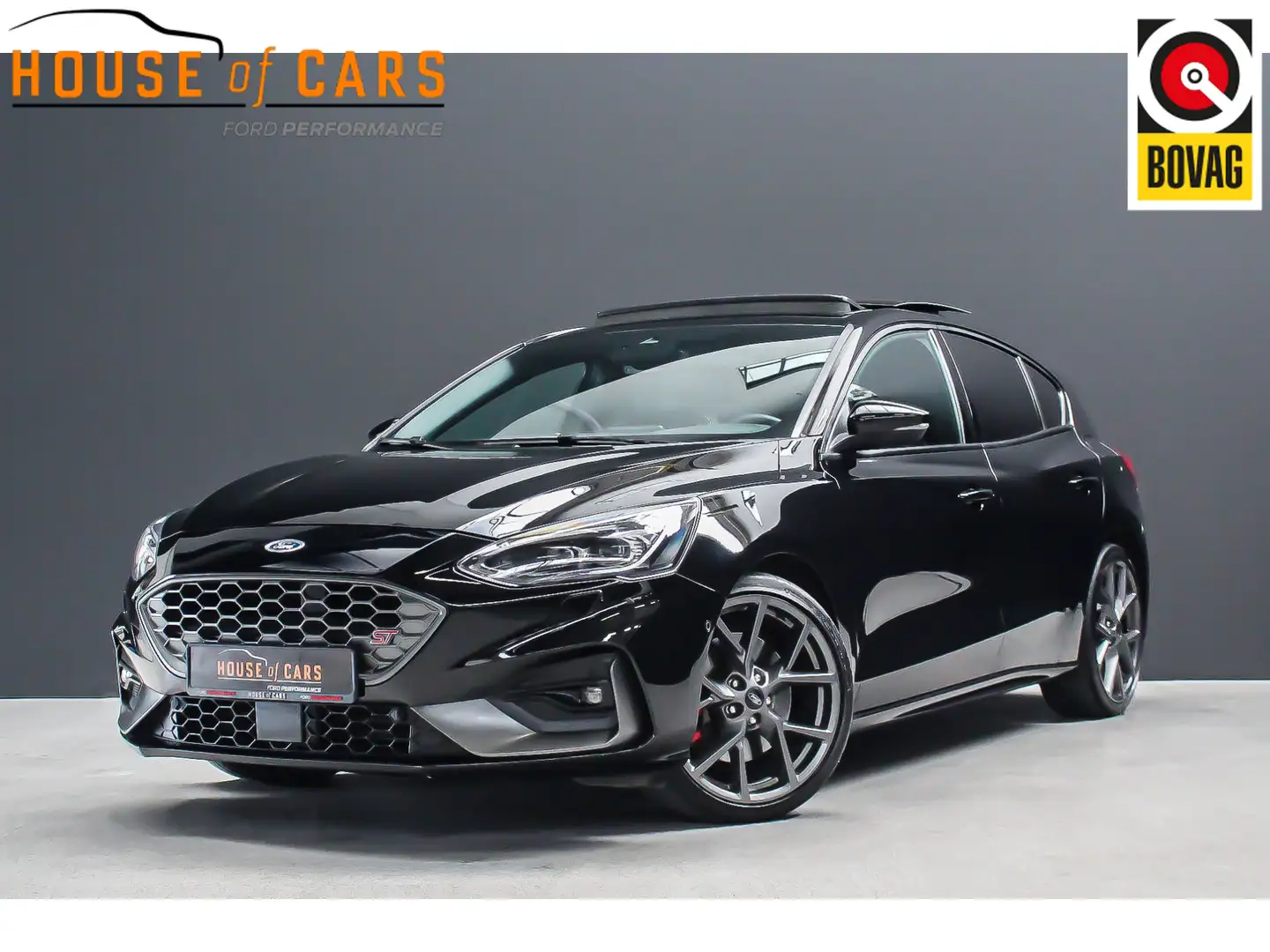 Ford Focus 2.3 280pk ST-3 |panoramadak|B&O|cruise control|ada Schwarz - 1