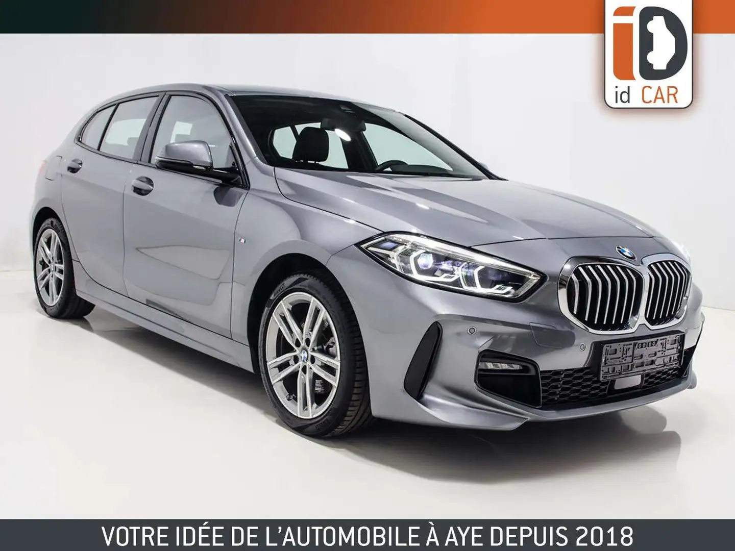 BMW 118 IA ACK M LED GPS SEMI CUIR REGU LIVE COCKPIT JA17 Gris - 1