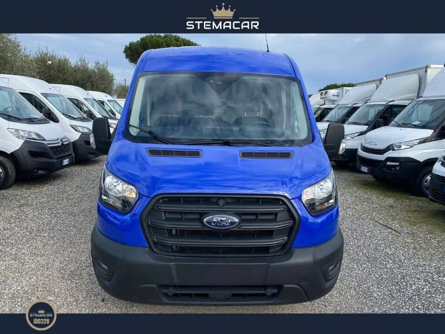 Ford Transit 290 2.0 tdci MHEV 130cv trend L2H2 E6.2 Blauw - 2