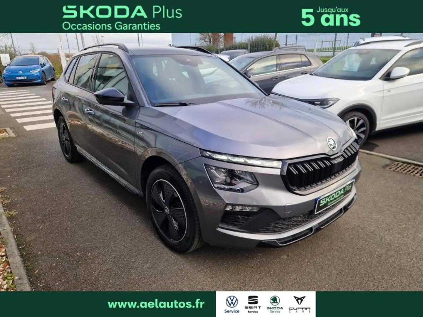 Skoda Kamiq 1.0 TSI Evo 2 116ch Monte Carlo DSG7 Gris - 2