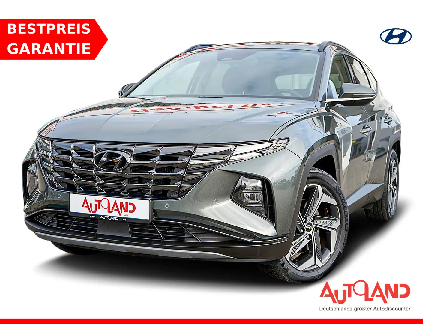 Hyundai TUCSON 1.6 Trend 4WD LED Klimaaut. Navi ACC Grau - 1