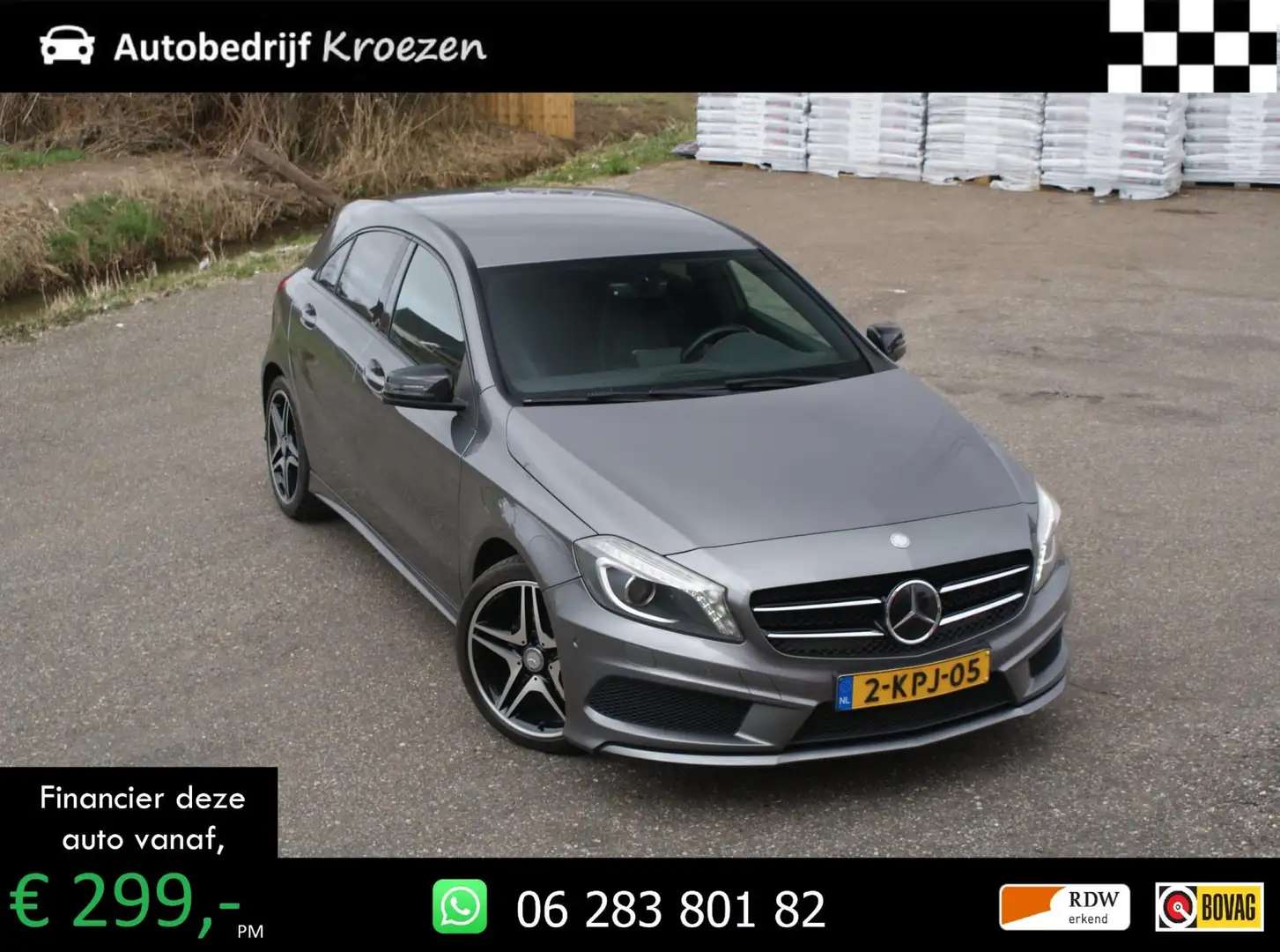 Mercedes-Benz A 200 Ambition ///AMG Pakket | Night Pakket | Led | Grijs - 1