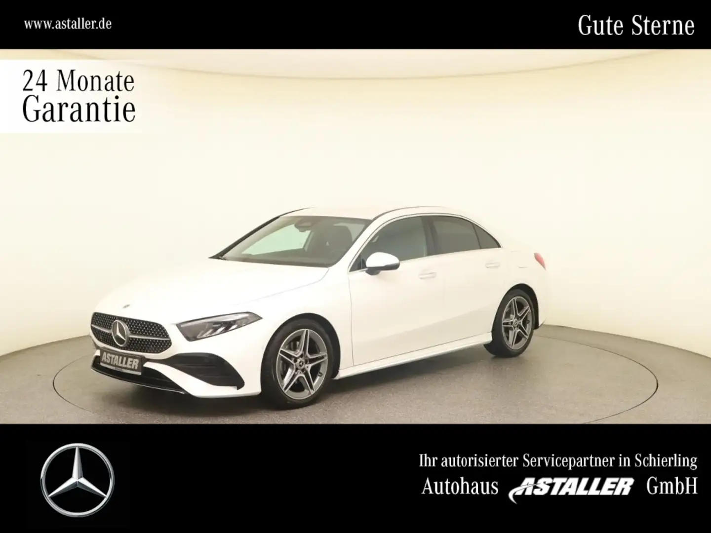 Mercedes-Benz A 200 d Limousine AMG Line MBUX+Led+Winterp+Kam Weiß - 1