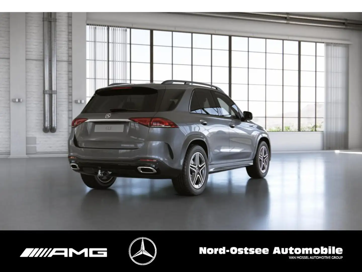 Mercedes-Benz GLE 400 d 4M AMG PANO 360 AHK BURMESTER NIGHT Gris - 2