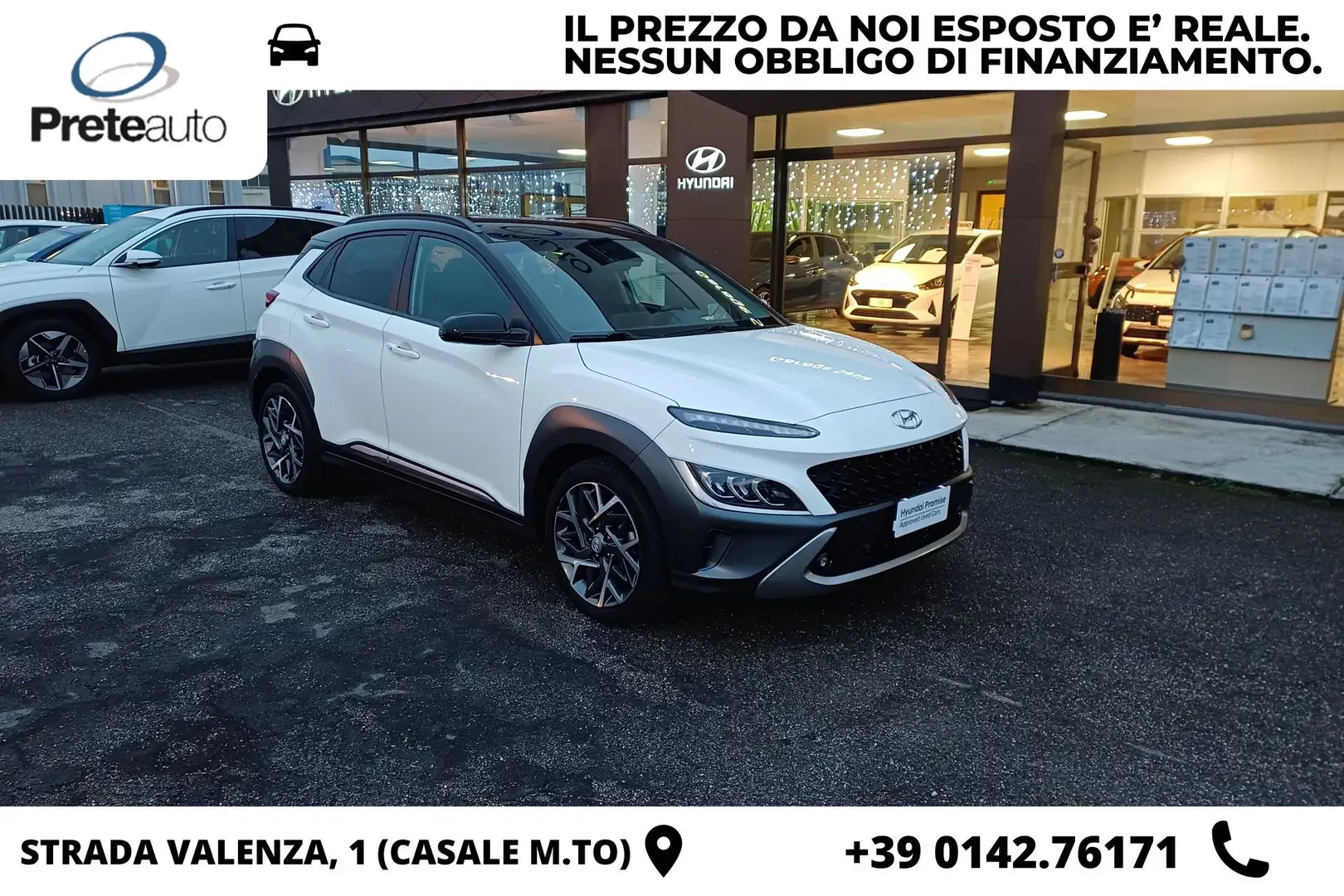 Hyundai KONA Kona HEV 1.6 DCT XClass OK NEOP Blanc - 1