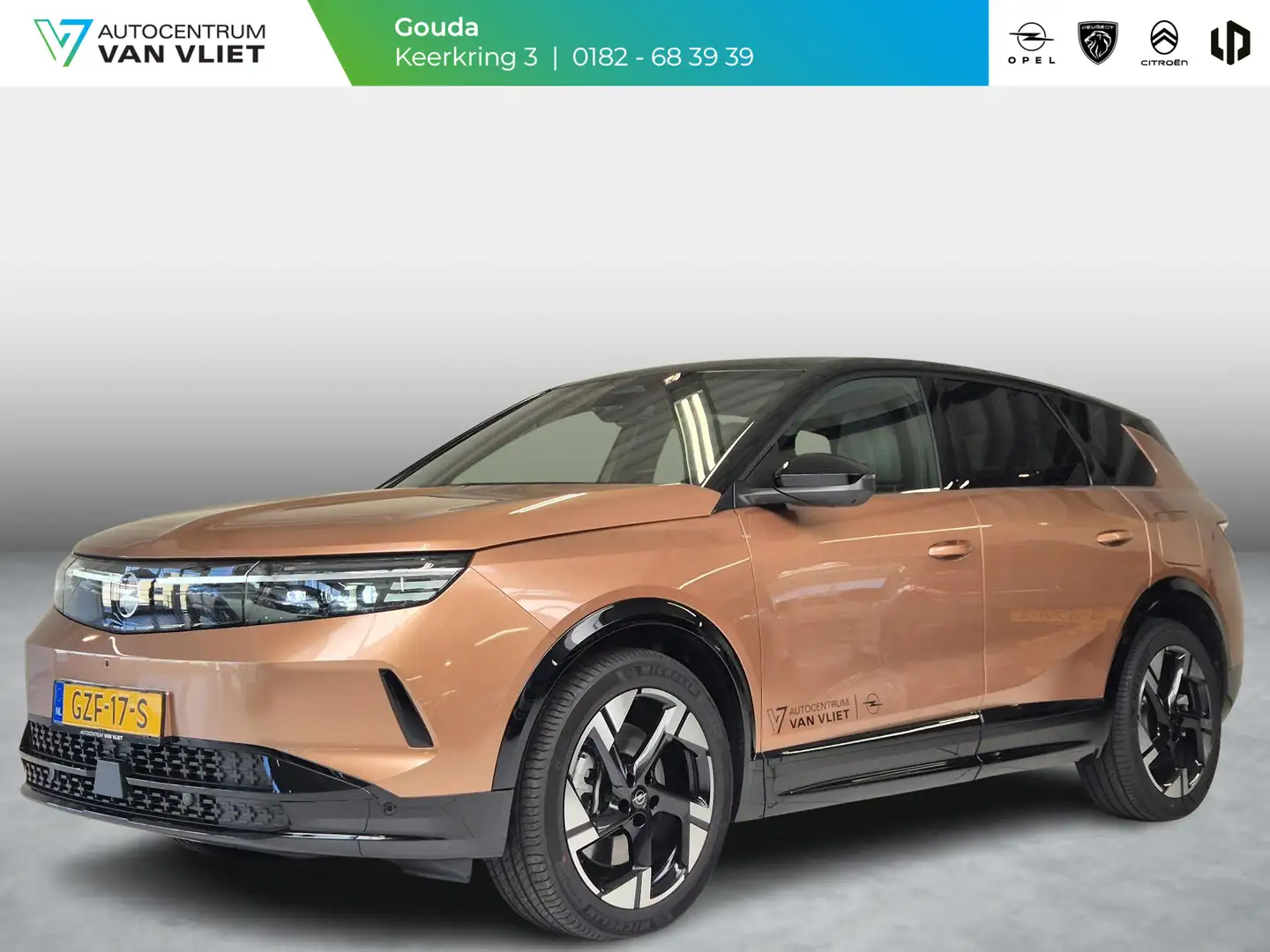Opel Grandland Electric GS 73 kWh Head-Up Display | Panoramisch-S Bruin - 1
