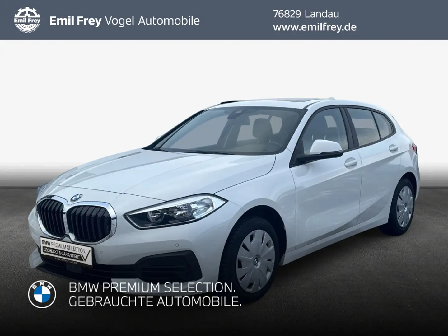 BMW 116 d Aut. Pano* PDC* SHZ* Weiß - 1