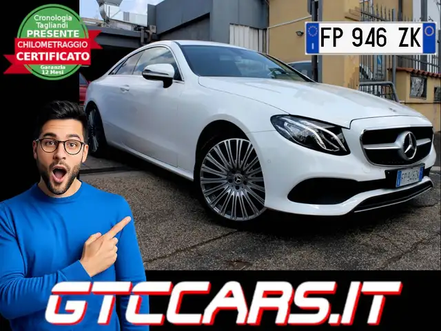 Mercedes-Benz E 220 d Coupe 4matic Aut TUTTI TAGLIANDI UFFICIALI MERCEDES