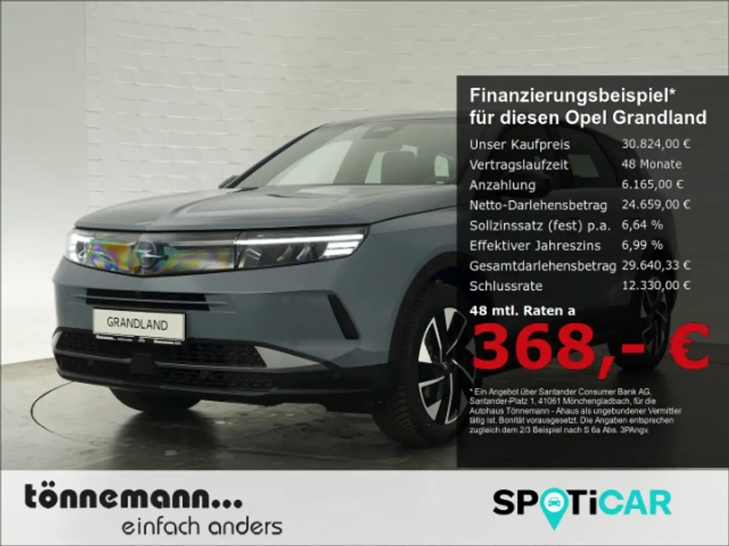 Opel Grandland B HYBRID EDITION eDCT+RÜCKFAHRKAMERA+SITZ-/LENKRAD Gris - 1