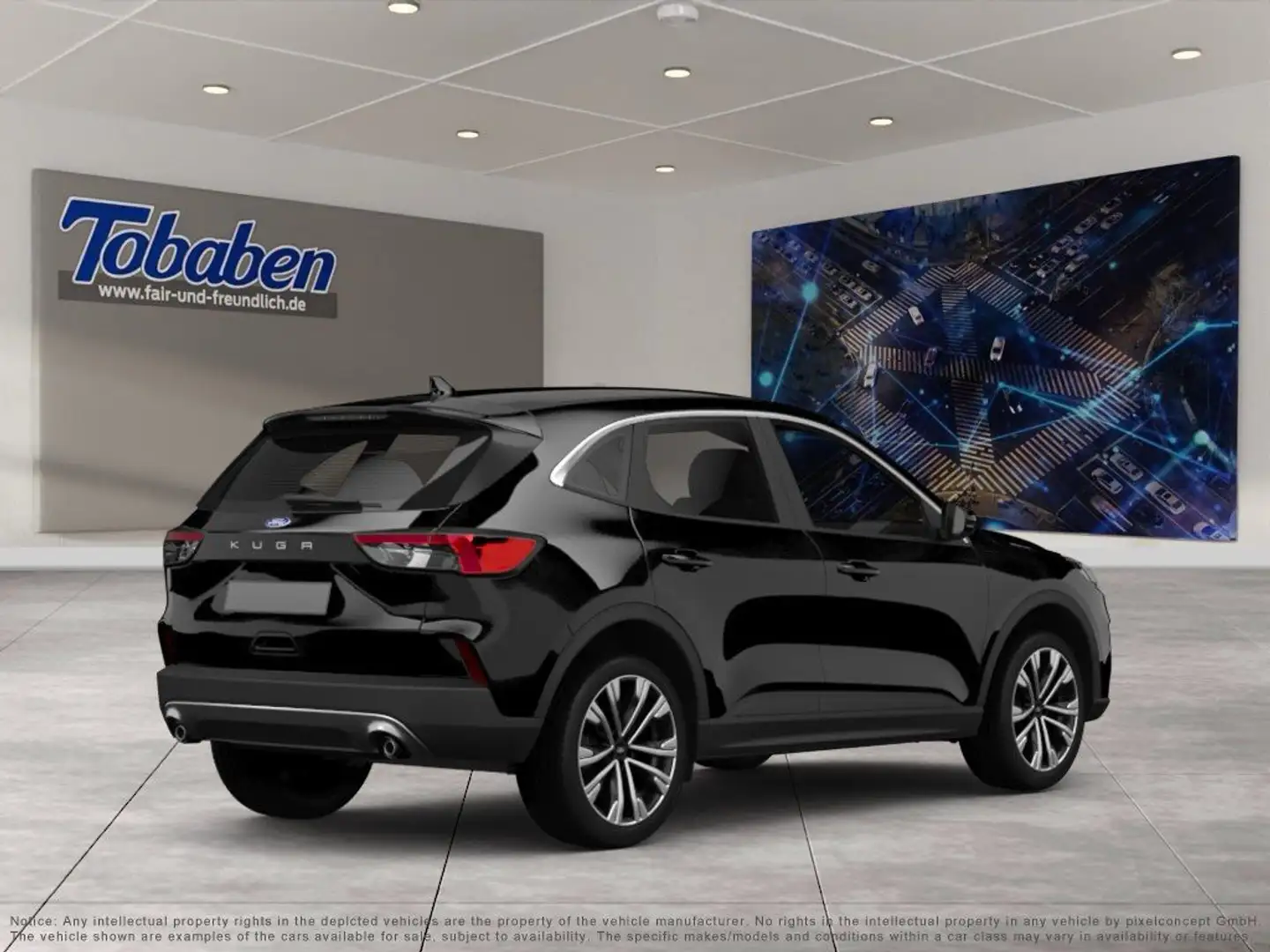 Ford Kuga Panorama + Head-Up-Display Noir - 2