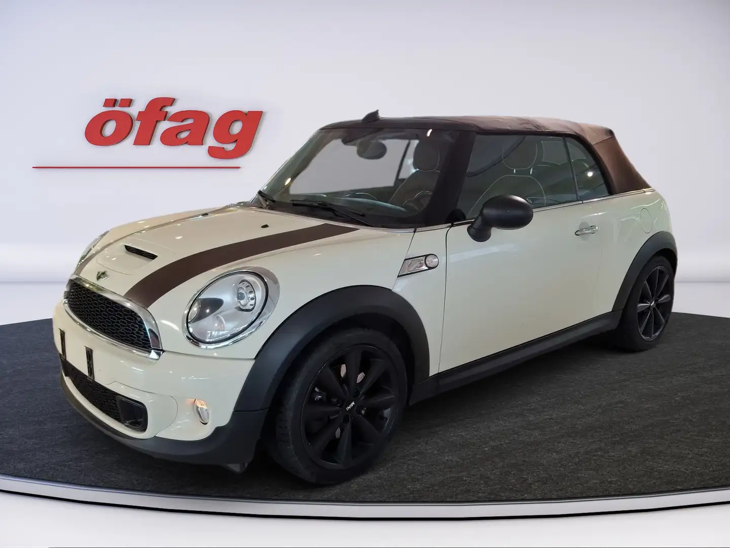 MINI Cooper S Cabrio Navi+SHZ+KlimaA+Leder+PDC Beige - 1