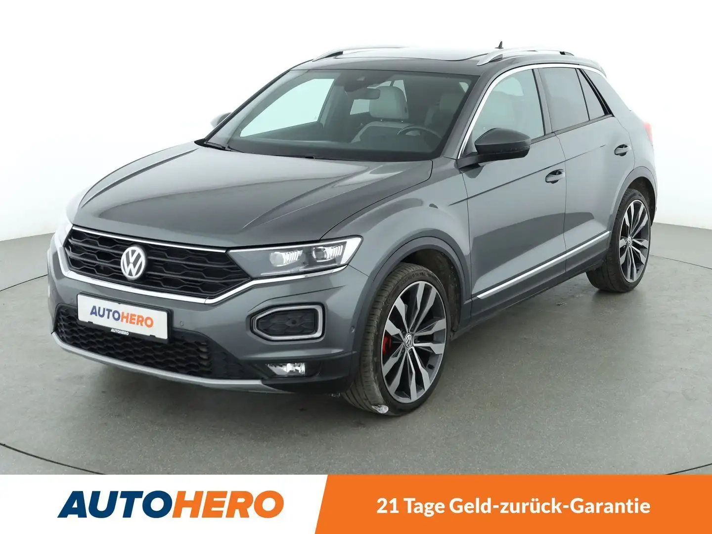 Volkswagen T-Roc 2.0 TSI Sport 4Motion Aut.*NAVI*VC*PDC* Grau - 1
