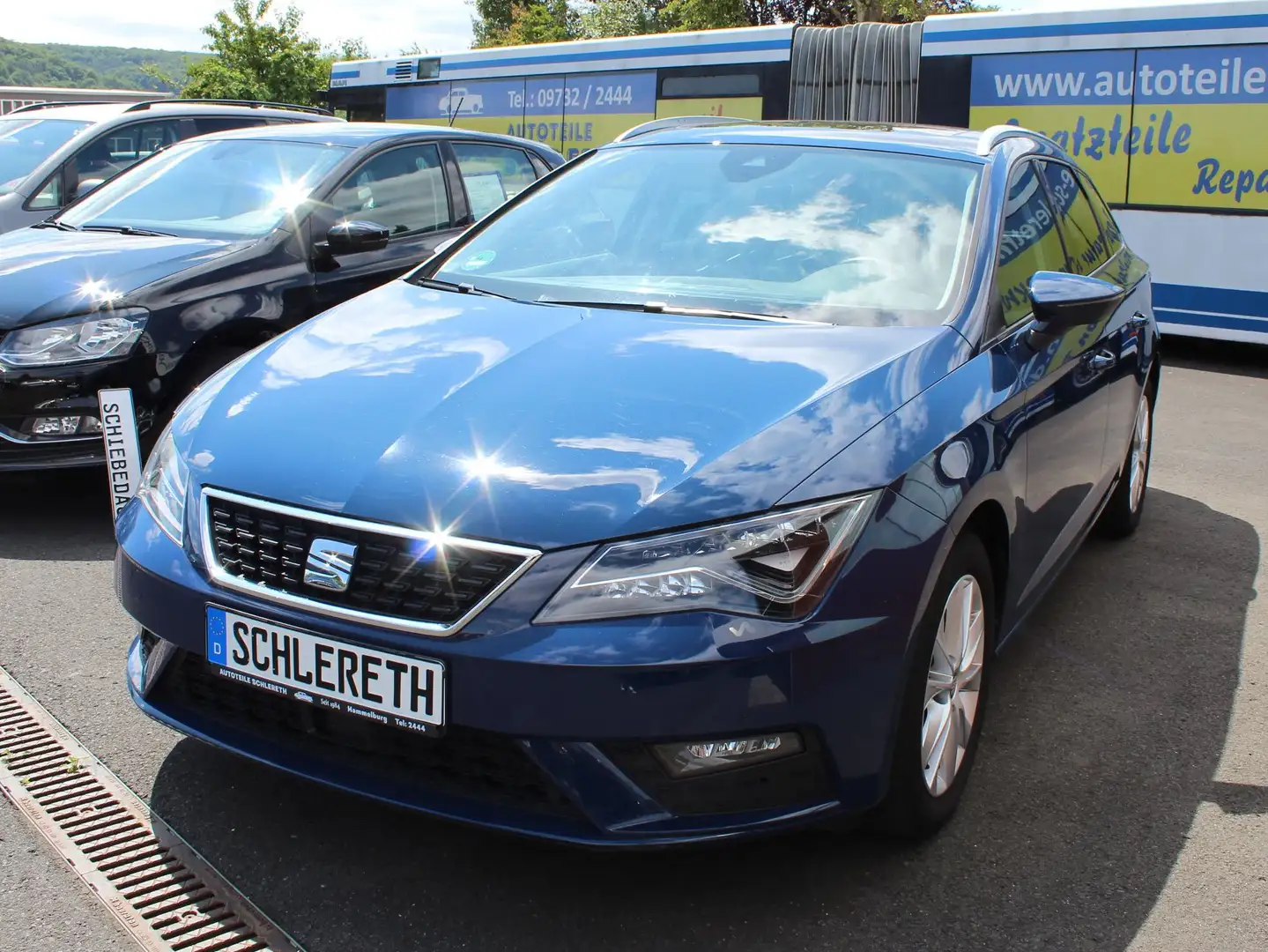 SEAT Leon Style, HU+AU NEU, 1. Hand, viele Extras, 80000 km Bleu - 1