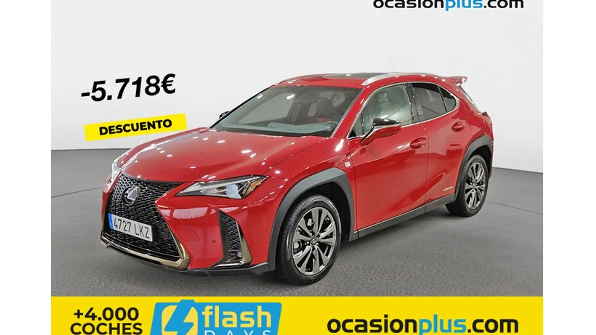Lexus UX 250h F Sport Cuero 2WD Rojo - 1