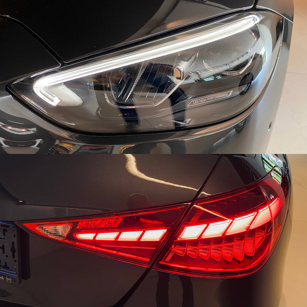 Mercedes-Benz C 300 e 9G Plug-in AVANTGARDE & NIGHT Luchtvering/Dodehoek/MBUX-Premium/Ambiente/Trekhaak — photo 6