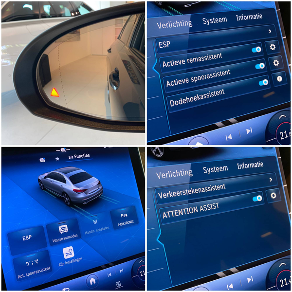 Mercedes-Benz C 300 e 9G Plug-in AVANTGARDE & NIGHT Luchtvering/Dodehoek/MBUX-Premium/Ambiente/Trekhaak — photo 14