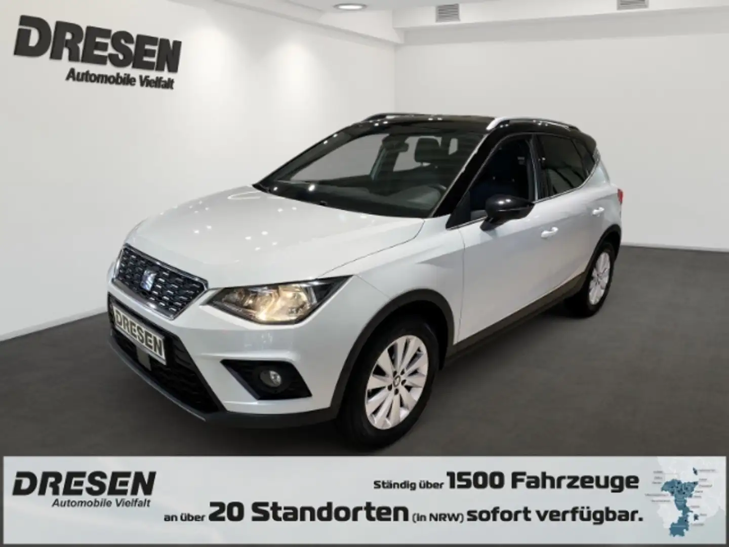 SEAT Arona XCELLENCE 1.0 TSI /Totwinkelass./Parklenkass./Navi Weiß - 1