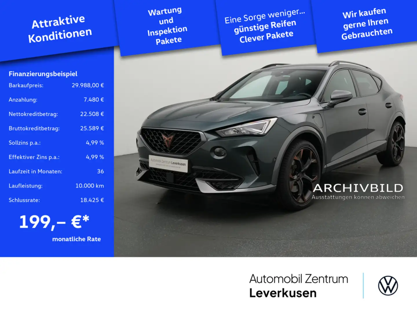 CUPRA Formentor VZ MEMORY DCC KAM CARPLAY LED SHZ PDC Schwarz - 1