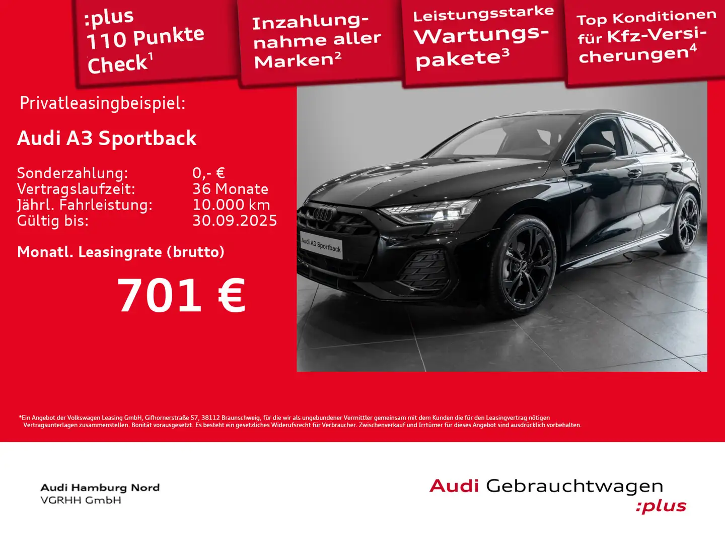 Audi A3 35 TFSI S line S tronic ACC Pano Noir - 1