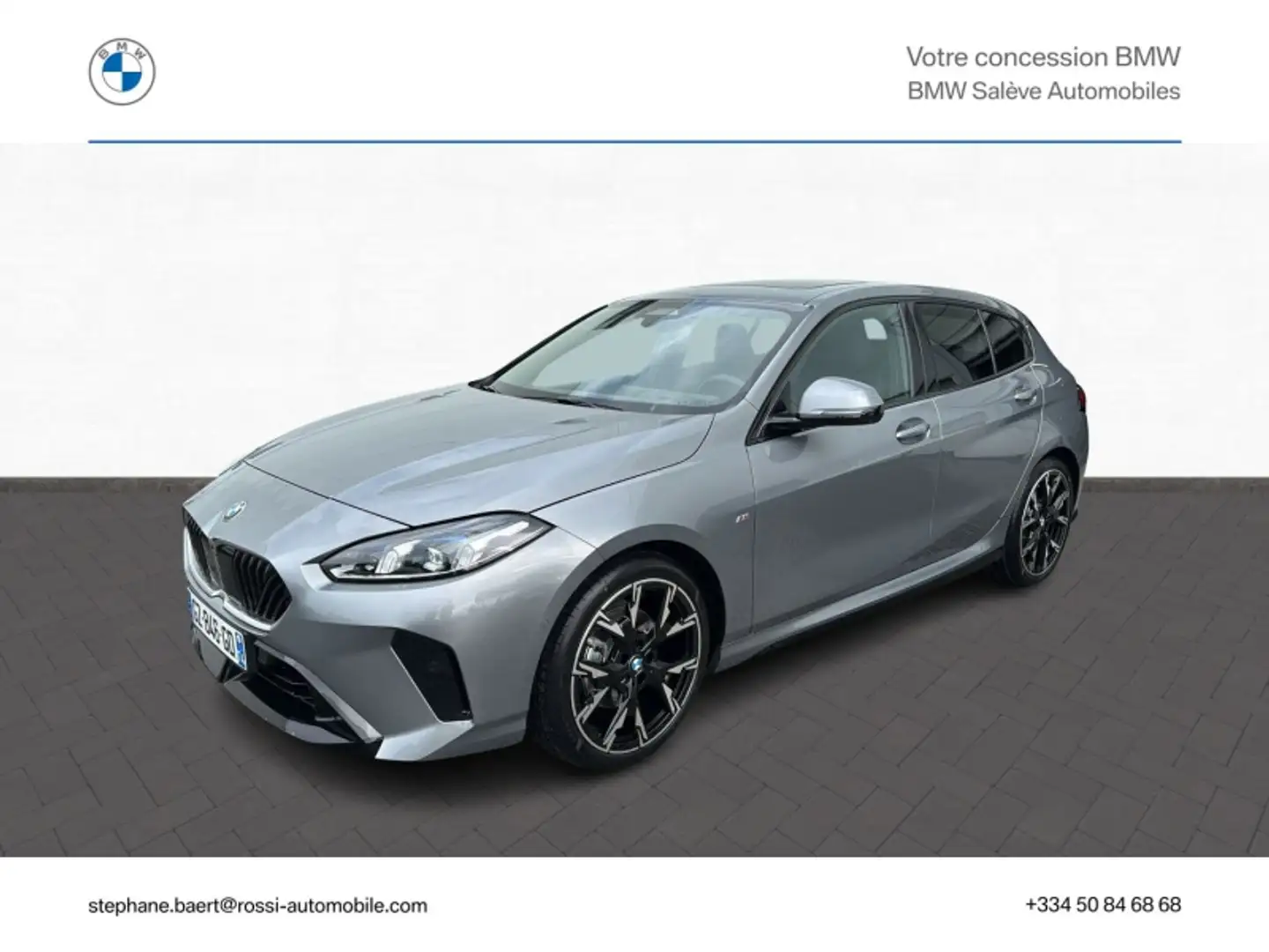 BMW 120 120A 170ch M Sport DKG7 Gris - 1