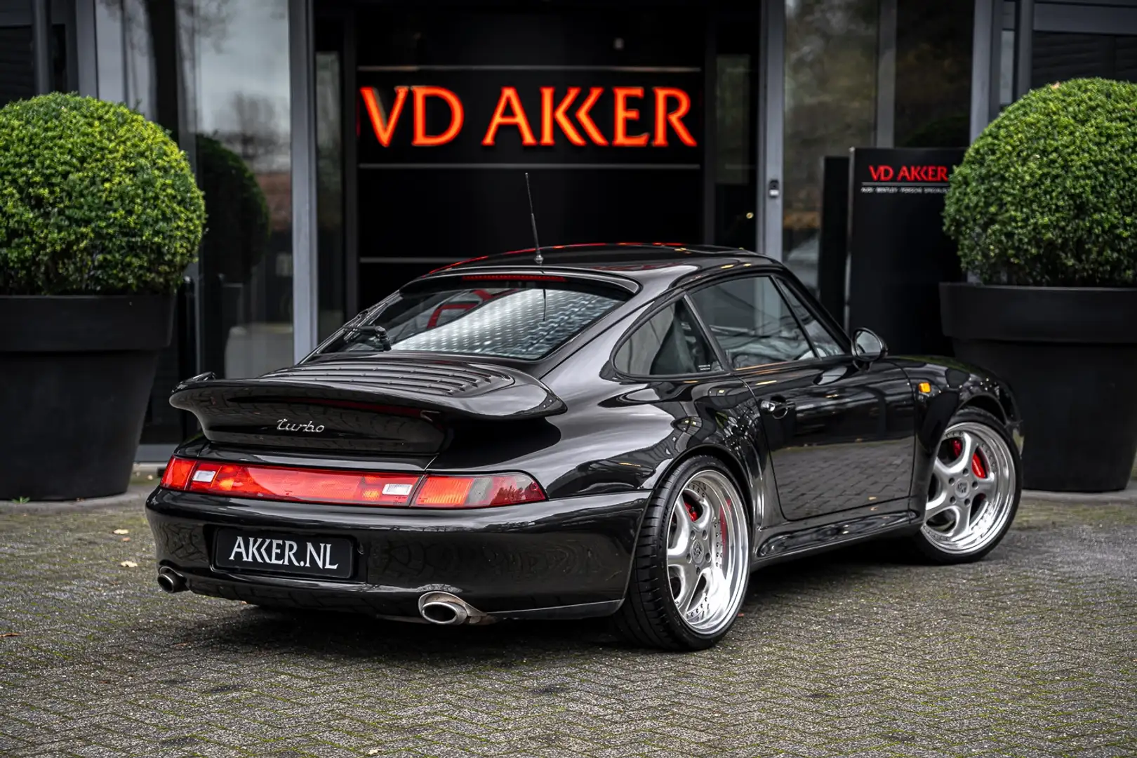 Porsche 993 993 Turbo | Nephrite green Raffleder | Schuifdak | Schwarz - 2