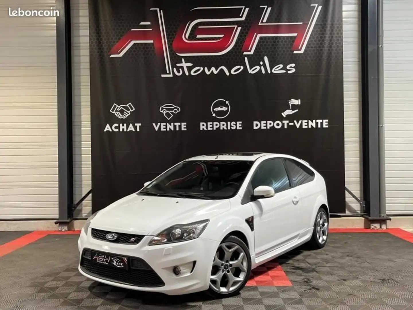 Ford Focus 2.5T 225ch ST 3p Blanc - 1