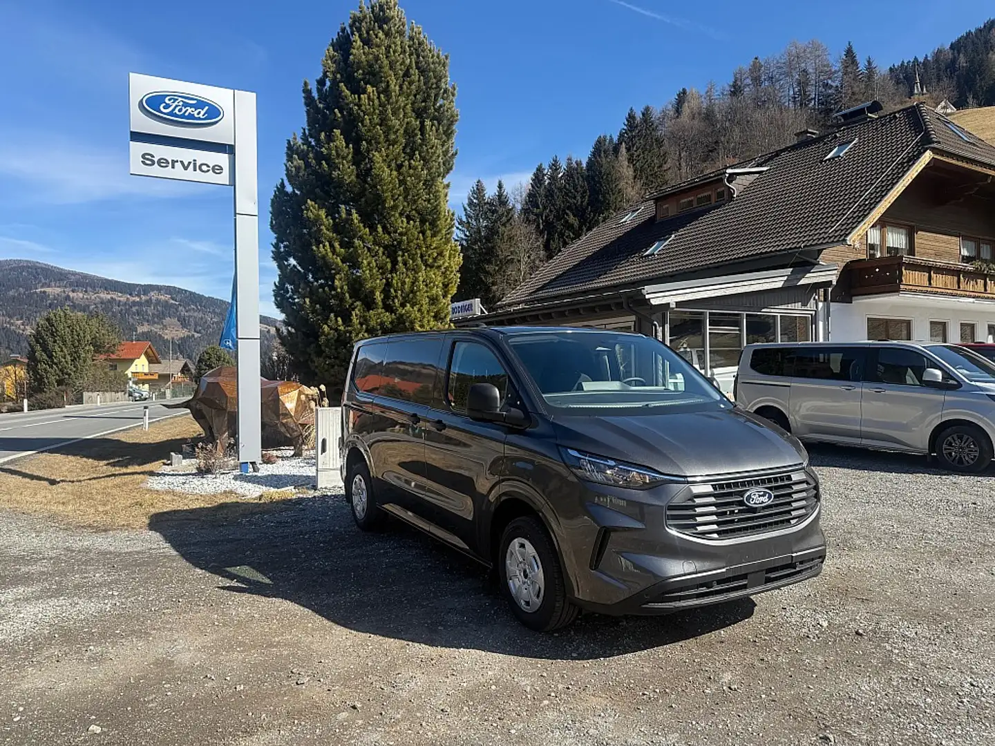 Ford Transit Custom Kasten 2,0 EcoBlue L1H1 320 Trend Grau - 2