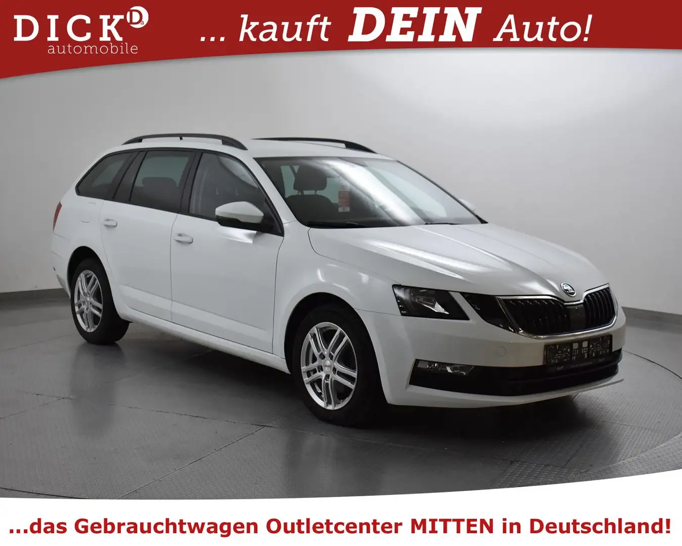 Skoda Octavia C 2.0d Ambit NAVI+SHZ+AHK+MFL+TEMP+CARPL Weiß - 1