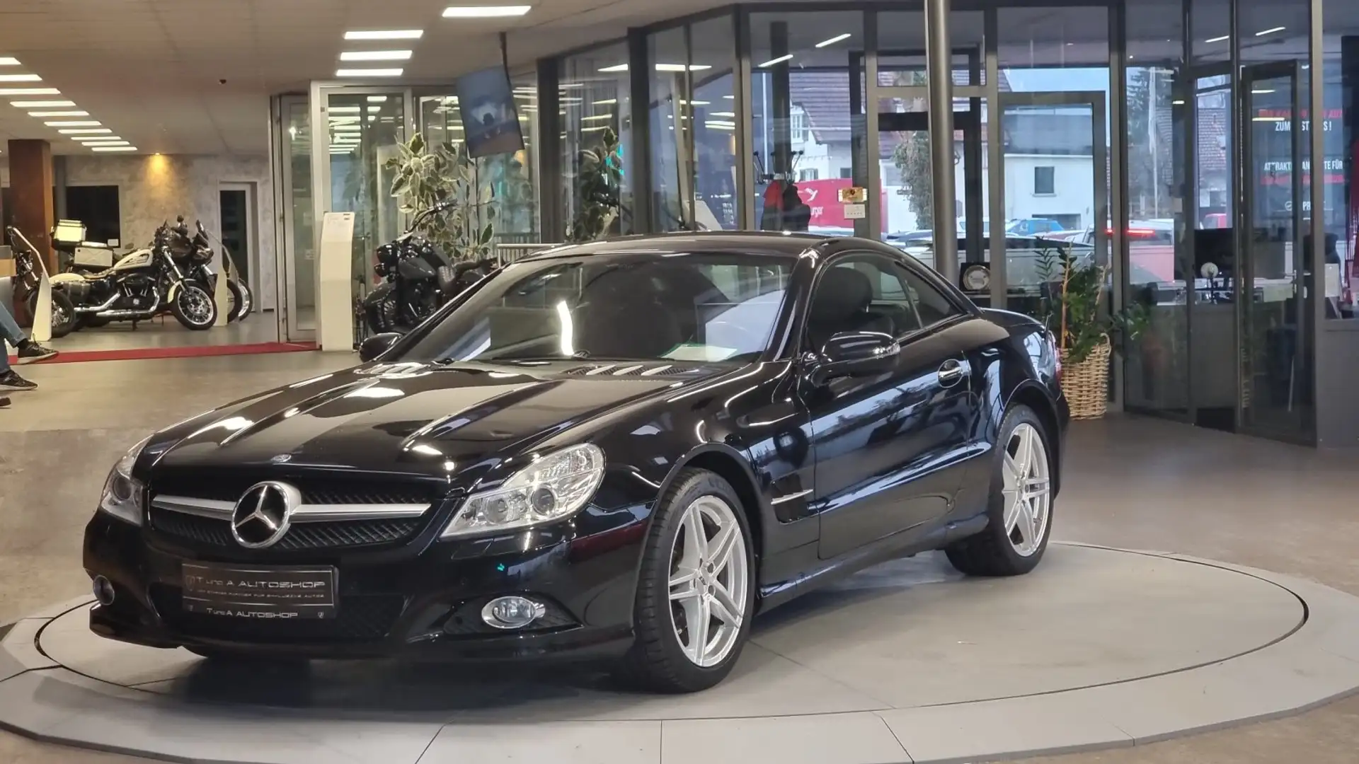 Mercedes-Benz SL 350 Cabrio Aut. *Sitzbelüftung*DVD*18Zoll*Tempomat* Noir - 2