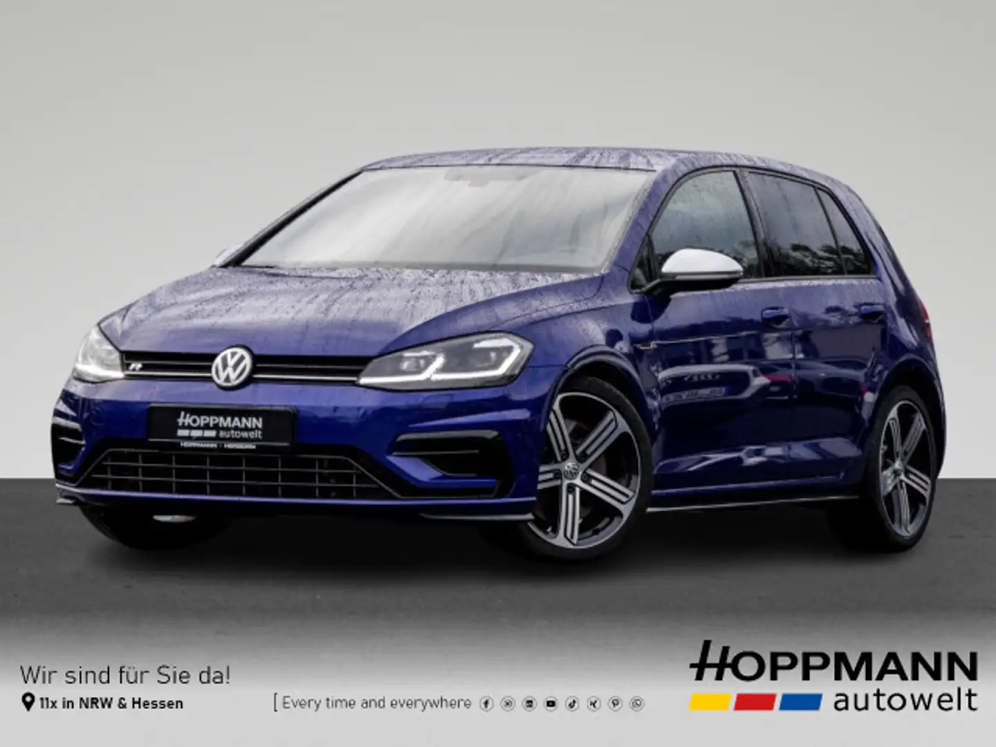 Volkswagen Golf VII R 2.0 TSI 4M Navi ACC LED Garantie Blau - 1