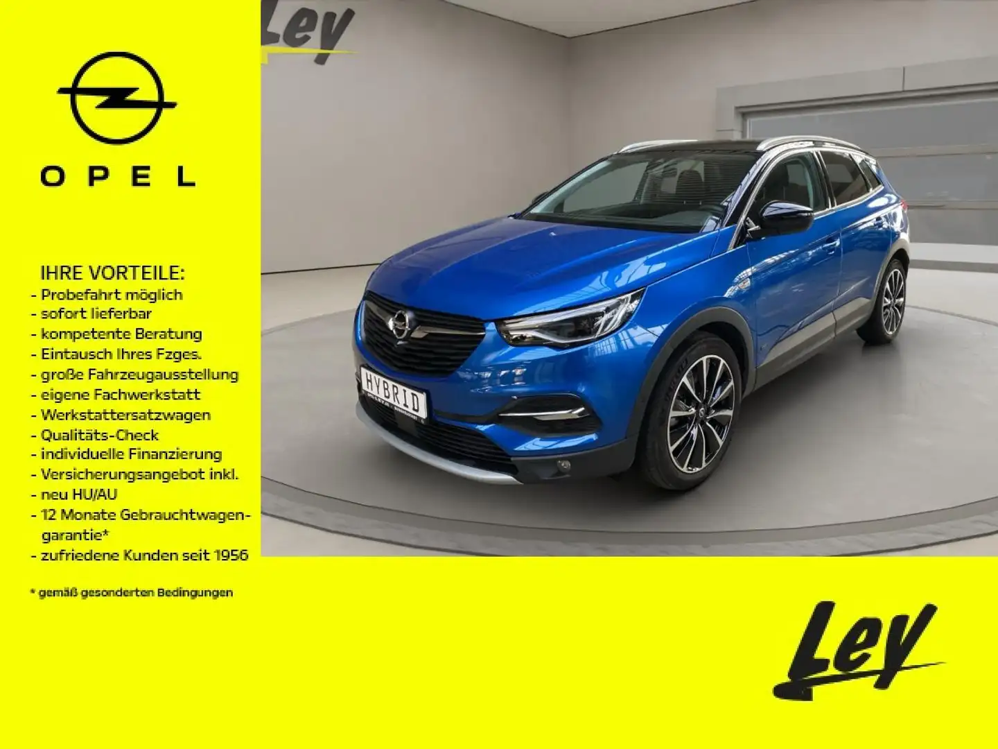 Opel Grandland Ultimate Plug-in-Hybrid Blau - 1