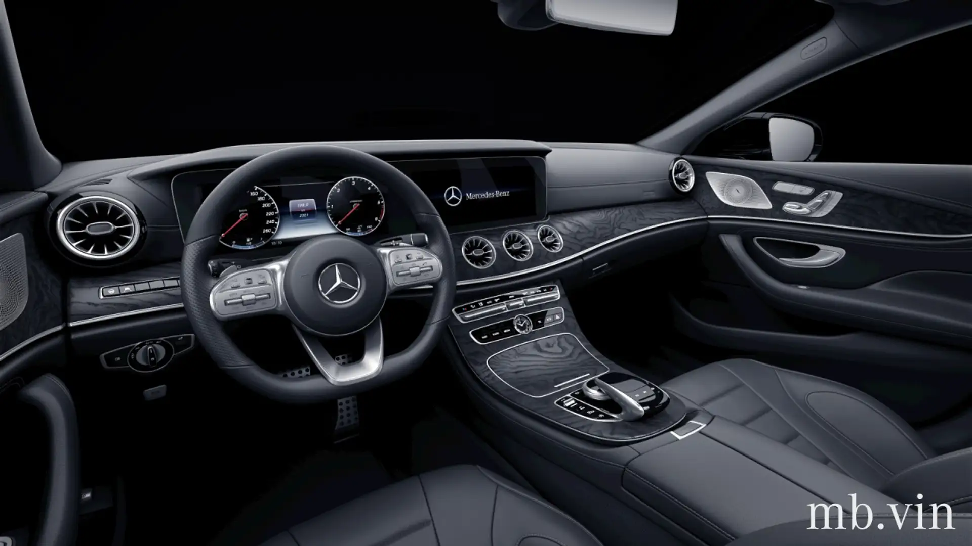 Mercedes-Benz CLS 220 d AMG Line / PANO / 360 / TOWBAR / BURMESTER /LEER Noir - 2