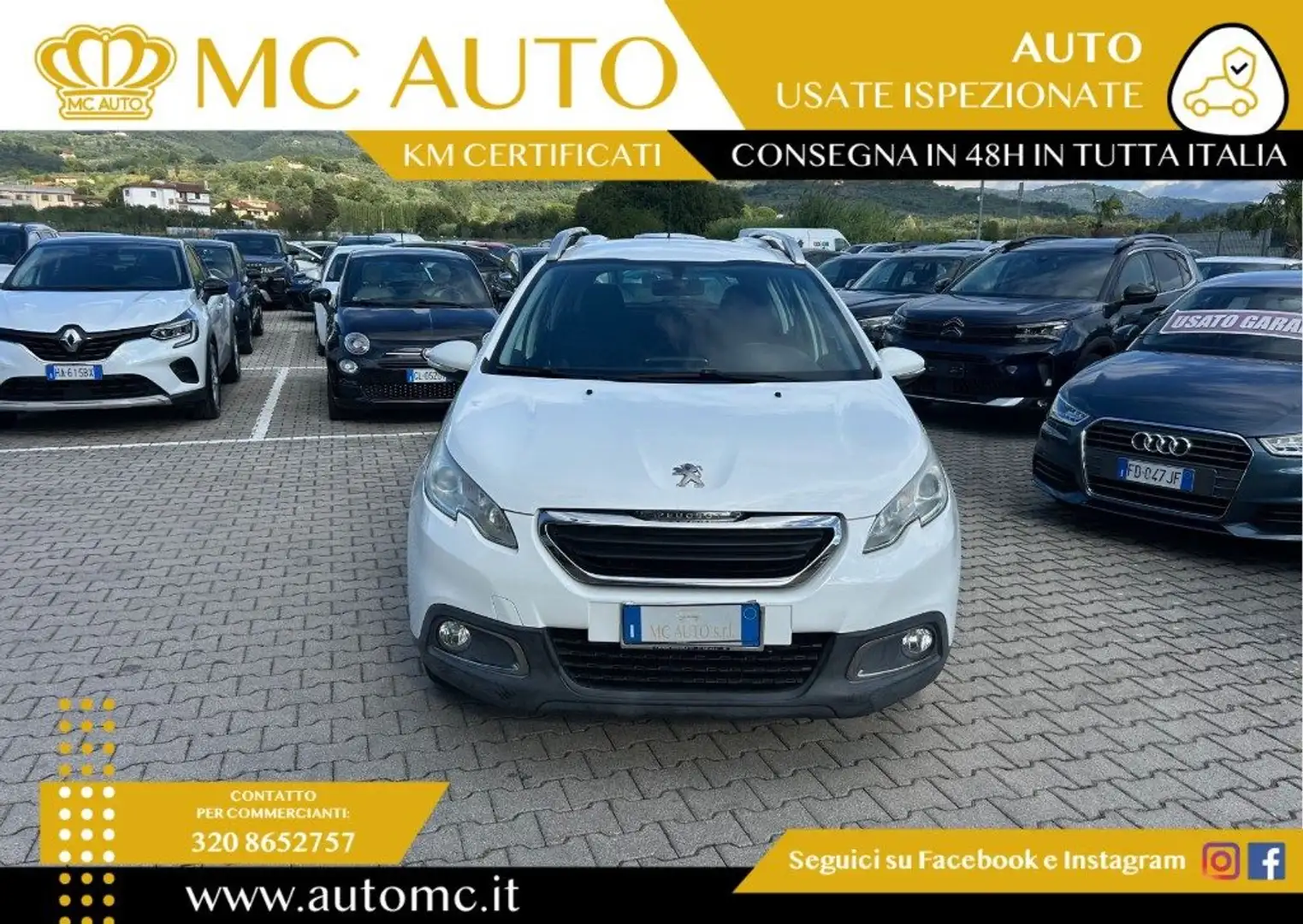 Peugeot 2008 1° serie BlueHDi 100 S&S Active Weiß - 2