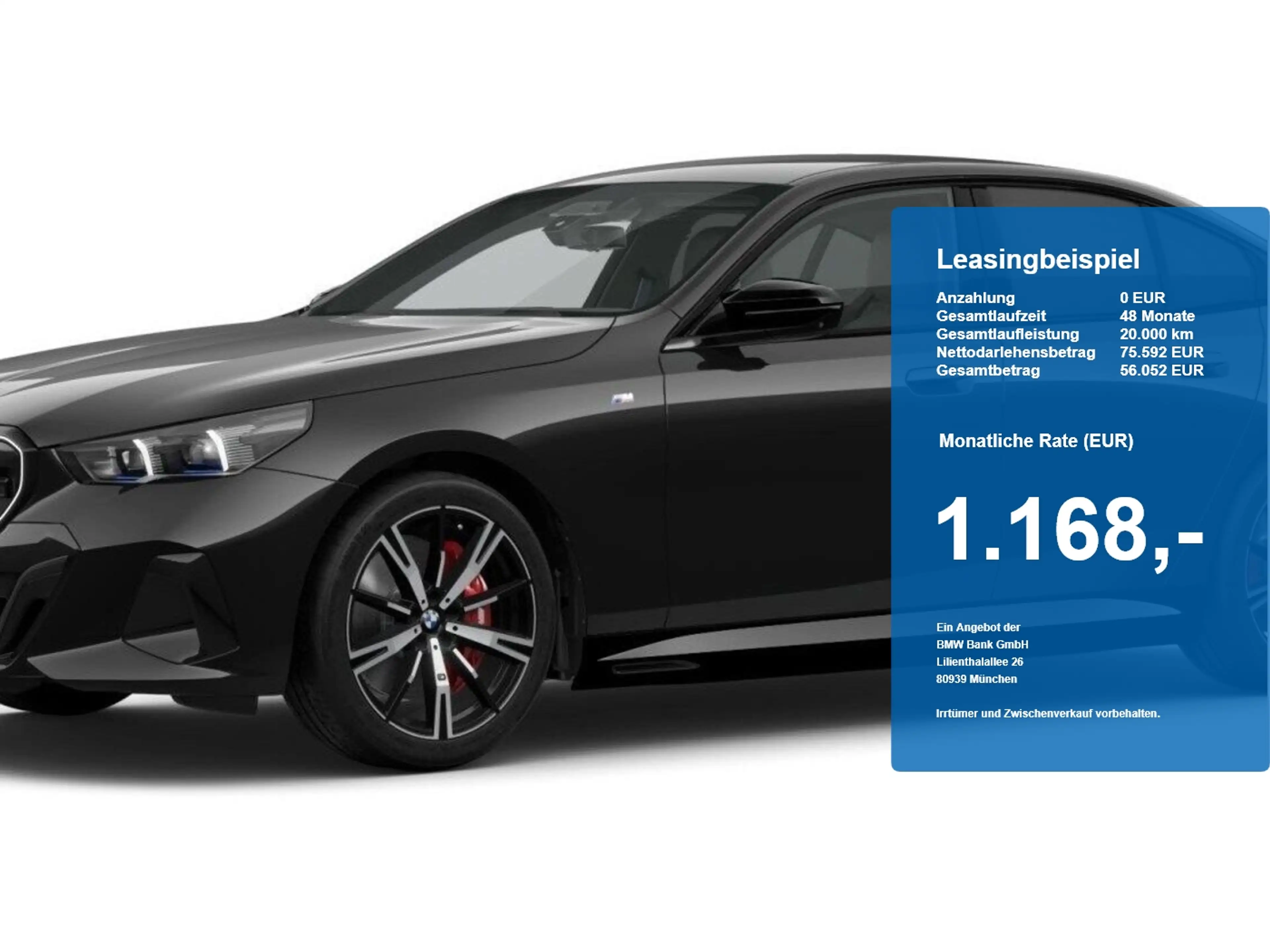 BMW i5 M60 xDrive Elektro M-Sport Lim UPE: 112.600