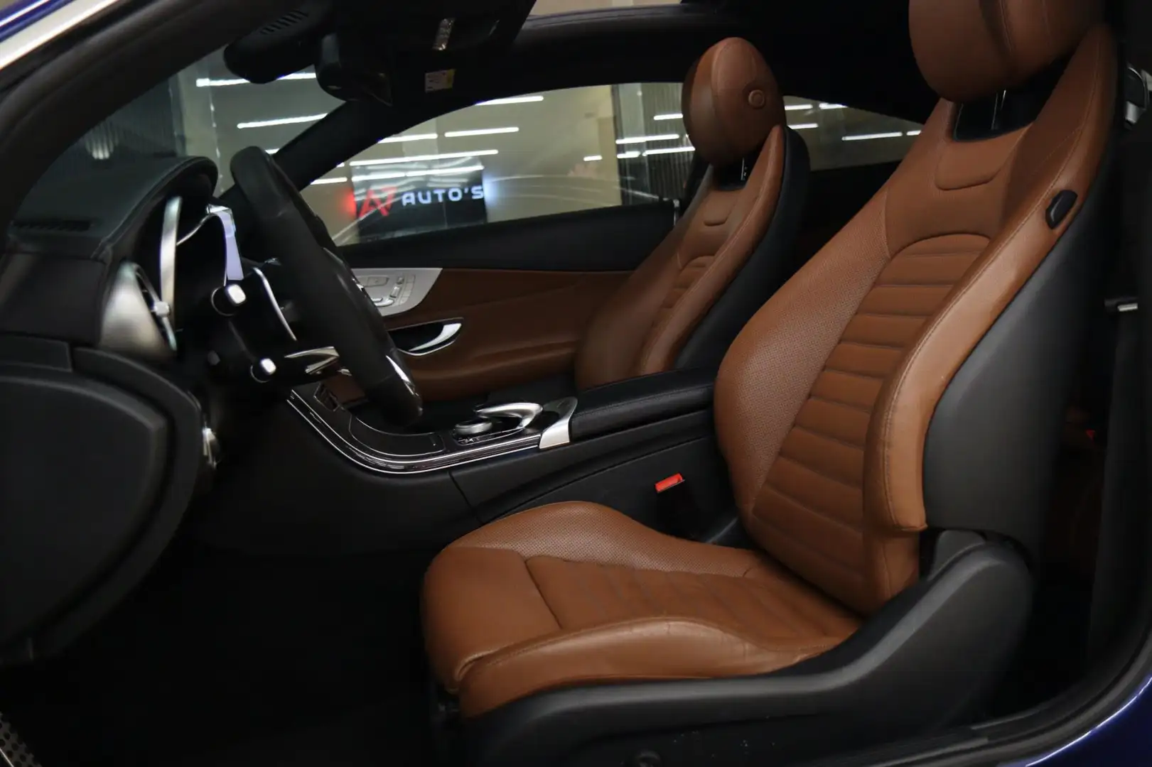 Mercedes-Benz C 300 Coupé AMG 245PK/PANO/BURM/CAM/NAVI/STOELV/SFEERV/B Blauw - 2