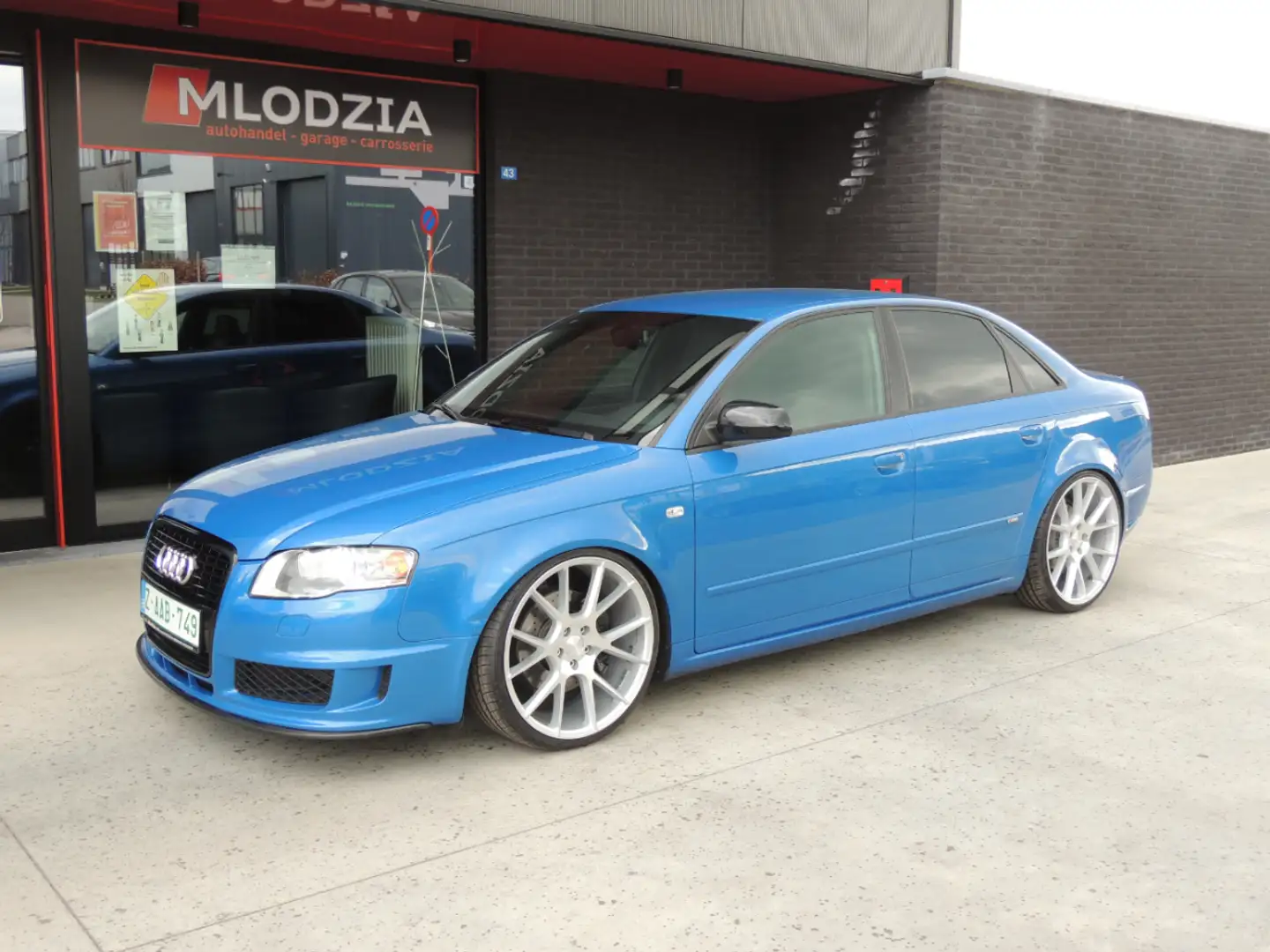 Om toevlucht te zoeken Mening Zending Audi A4 Berline in Blauw tweedehands in Bilzen voor € 20.500,-