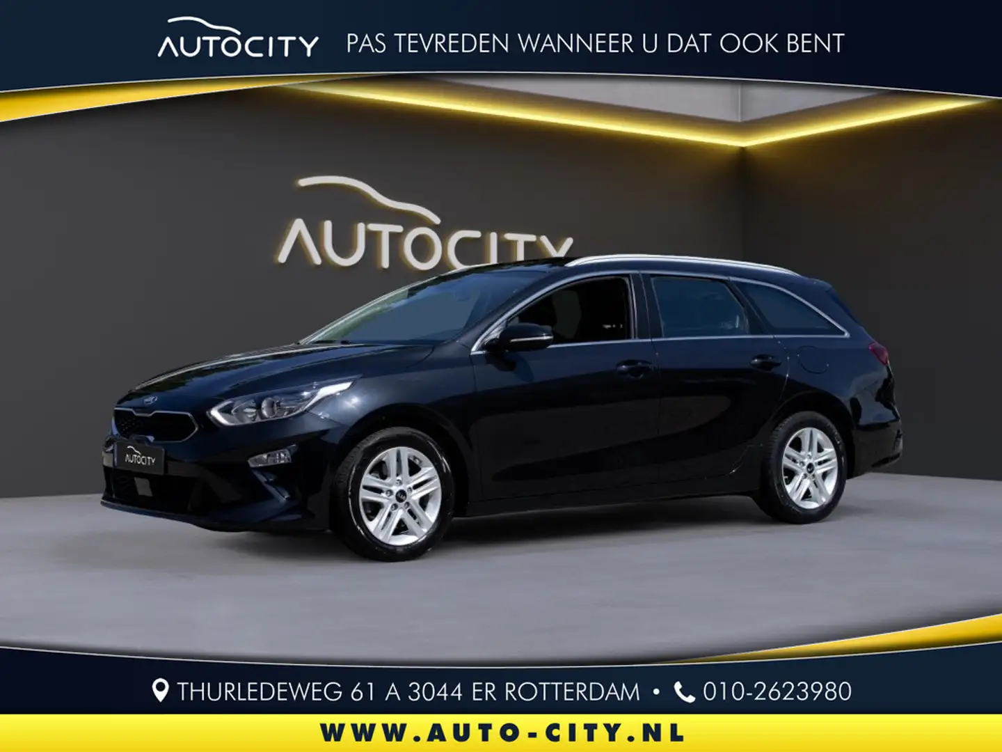Kia Ceed SW / cee'd SW Sportswagon 1.0 T-GDi DynamicLine l Camera l Navi Zwart - 1