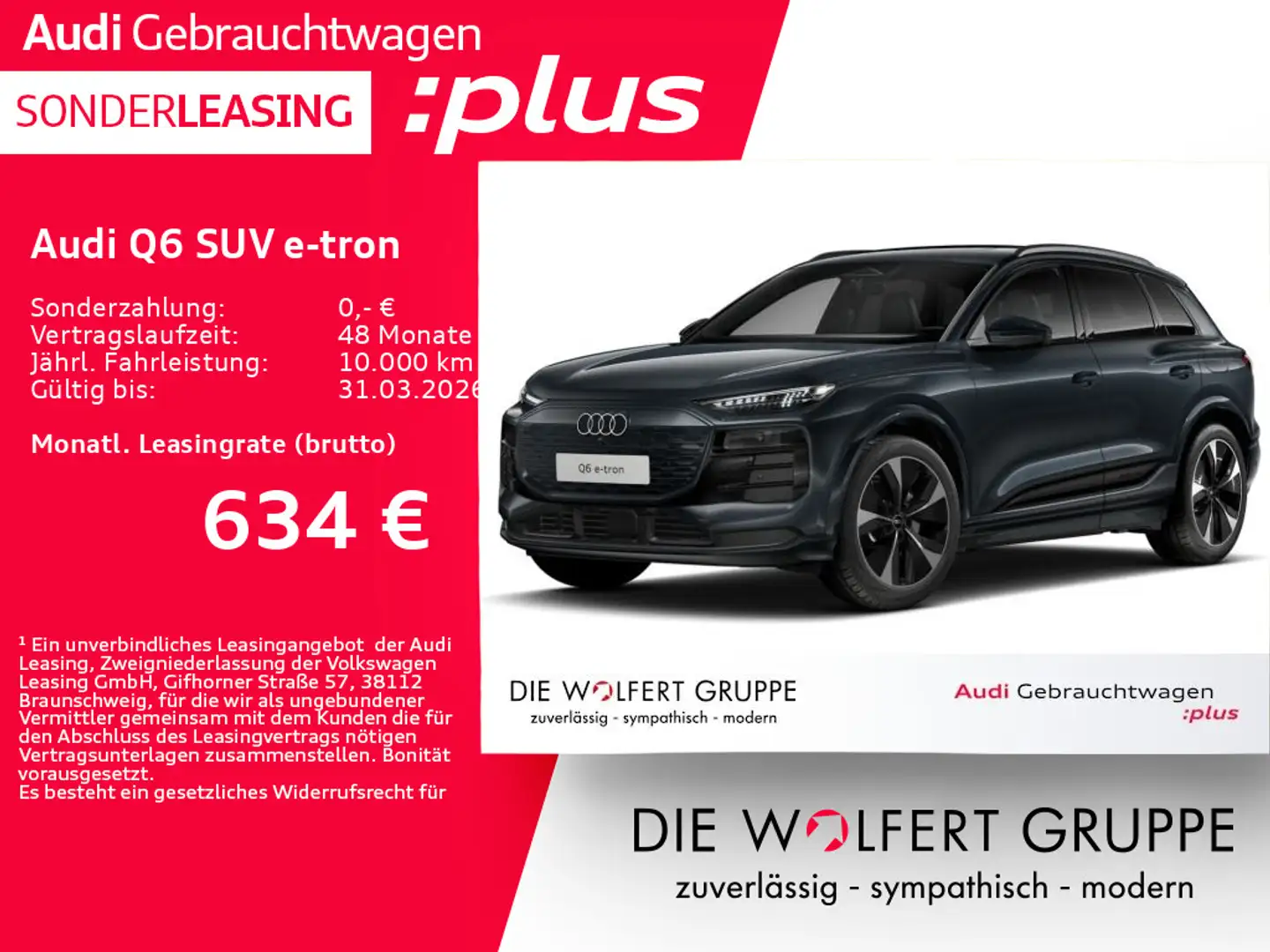 Audi Q6 e-tron quattro *0,25%*ACC*LUFTFAHRWERK*AHK* Gris - 1