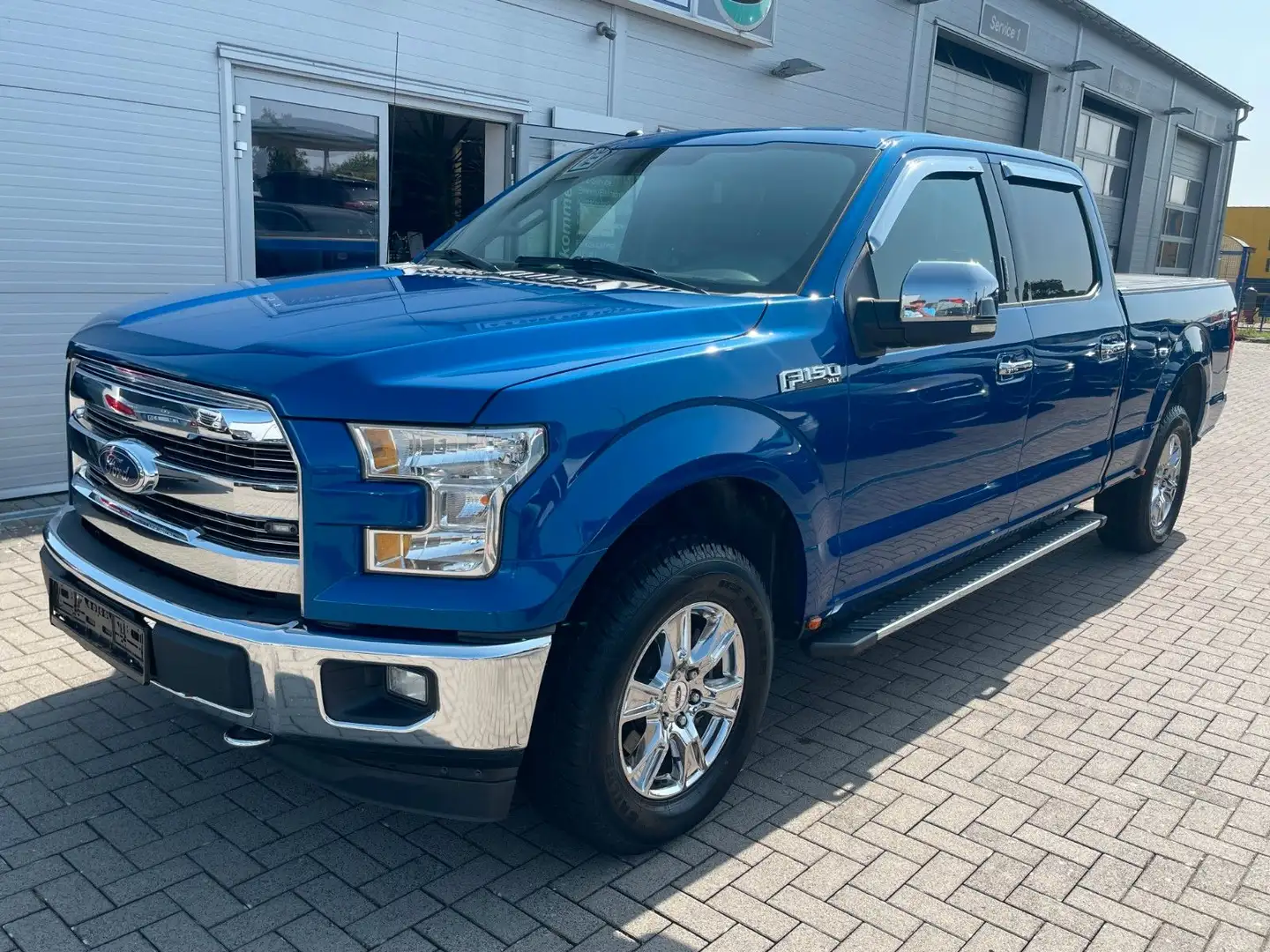 Ford F 150 XLT 5.0L V8*Kam*AHK*10G*Navi*LPG*6 Sitze Kék - 1
