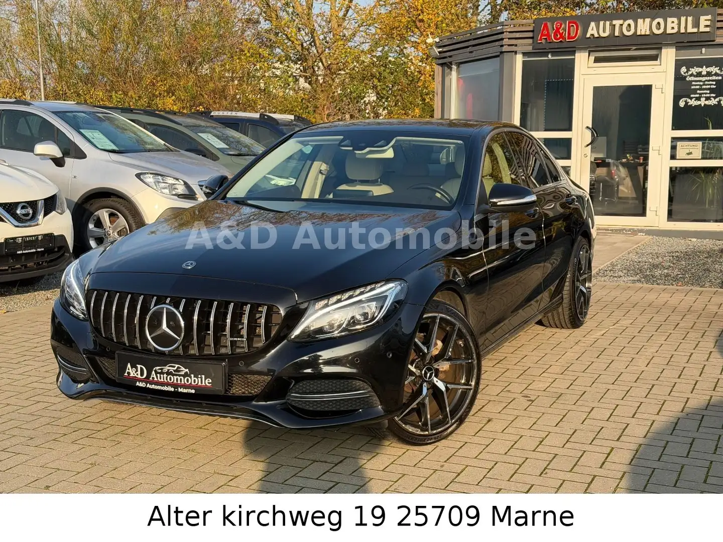 Mercedes-Benz C 220 D Lim. BlueTec HUD LED Aut. Kamera PDC BT Schwarz - 1