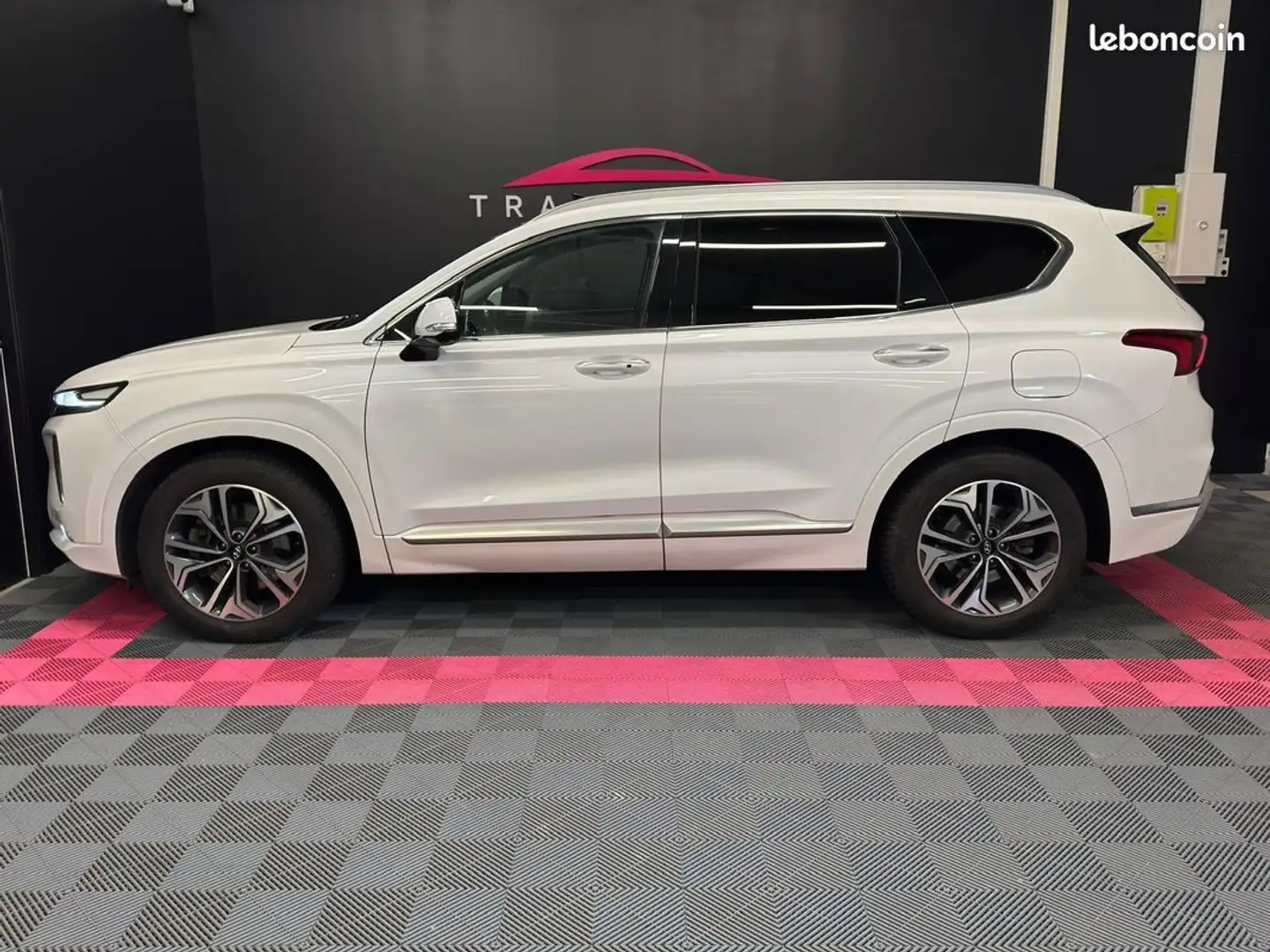 Hyundai SANTA FE 2.0 CRDi 185ch HTRAC BVA8 ORIGINE FRANCE SECONDE MAIN SUIVI COMPLET Weiß - 2