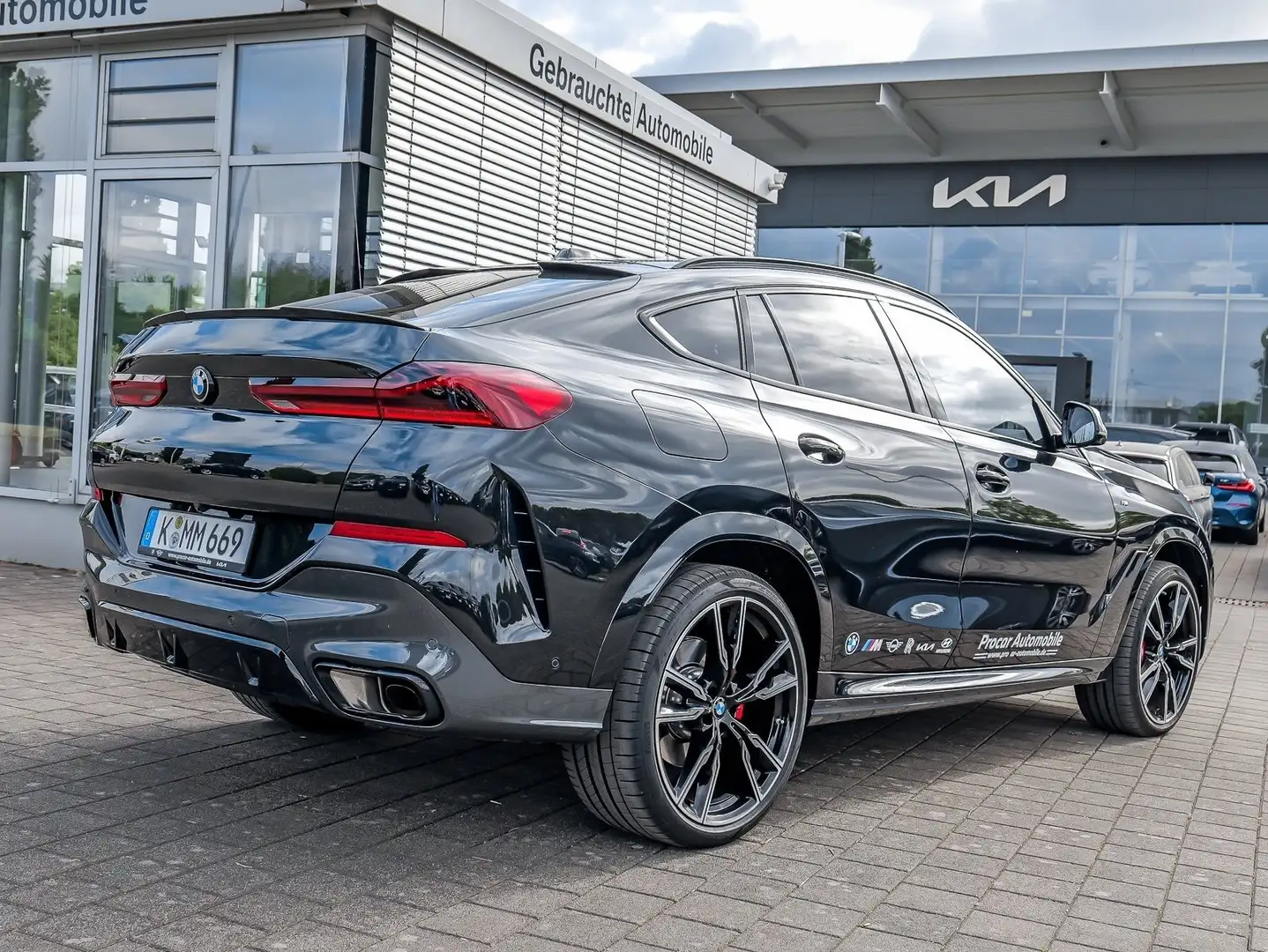 BMW X6 xDrive30d M Sport PANO ACC NAVI LED PDC V+H Noir - 2