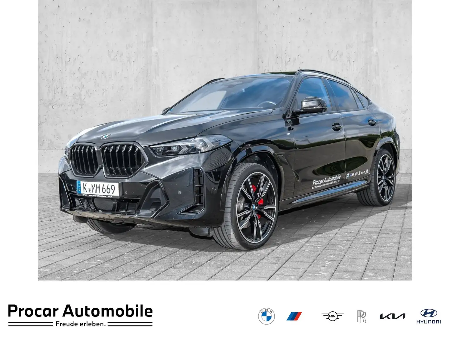 BMW X6 xDrive30d M Sport PANO ACC NAVI LED PDC V+H Noir - 1