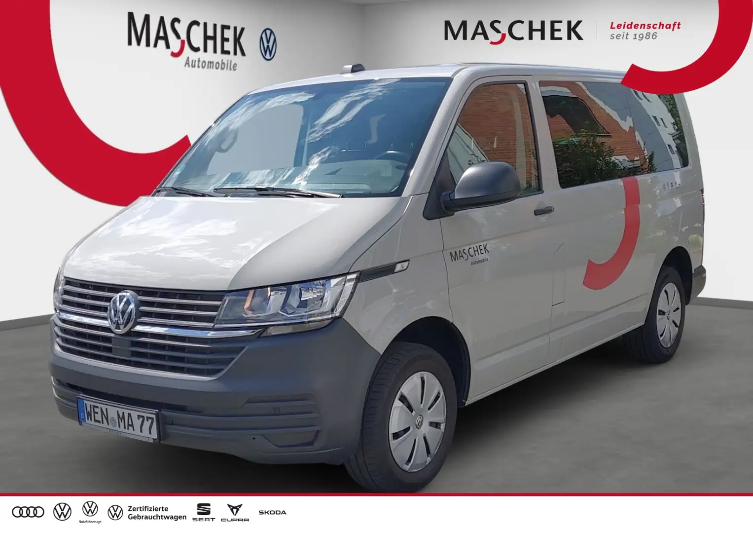 Volkswagen T6 Kombi KR 2.0 TDI 9Sitzer AHK PDC Grau - 1