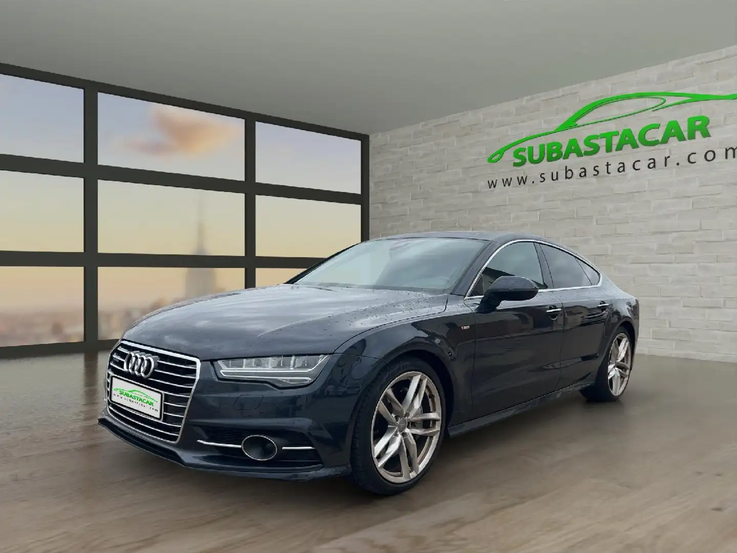 Audi A7 SB 3.0BiTDI S line quattro edition Tiptronic Bleu - 1