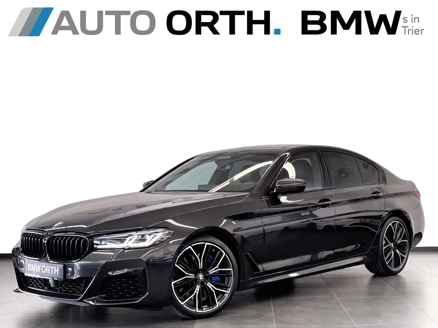 BMW 550 i xDrive LEDER HUD GLAS-SD ACC RFK LASER h/k Grau - 1