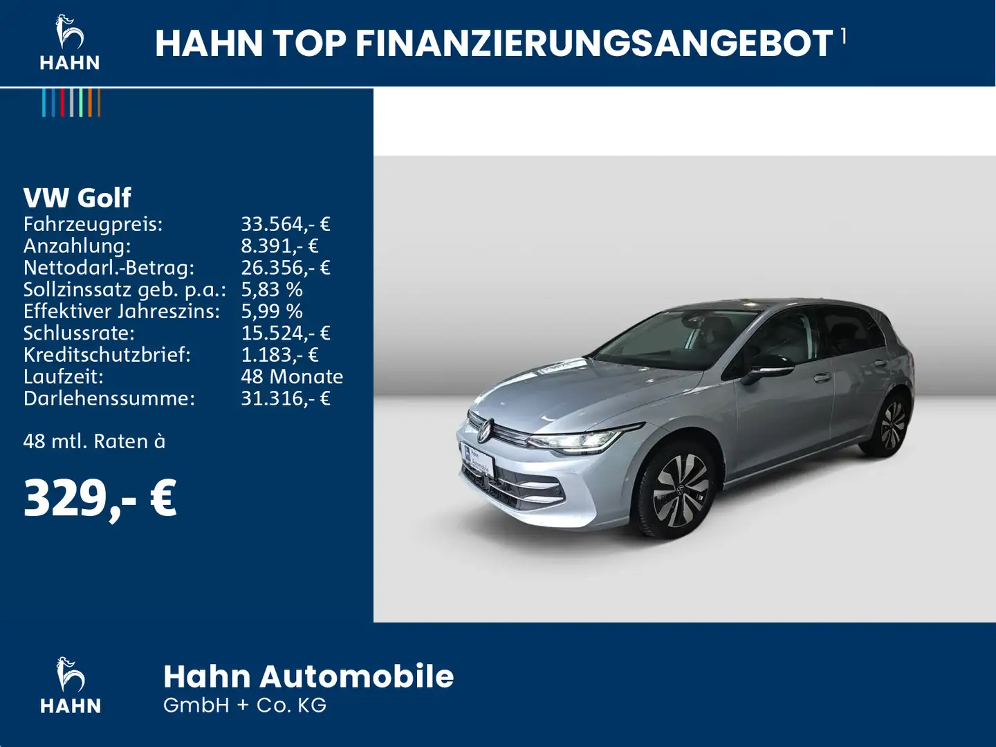 Volkswagen Golf GOAL 1,5eTSI DSG Kamera Ganzjahresreifen Silber - 2