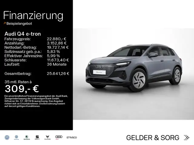 Audi Q4 e-tron Q4 35 e tron Standklima*Navi*VC*EPH+*LED*Sitzhzg