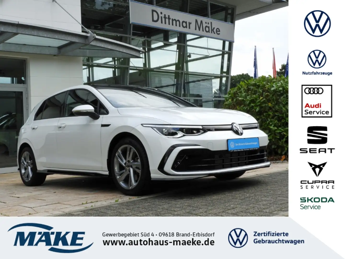 Volkswagen Golf R-Line 2.0 TSI 4Motion AHV ACC IQ.L NAV PD Weiß - 1
