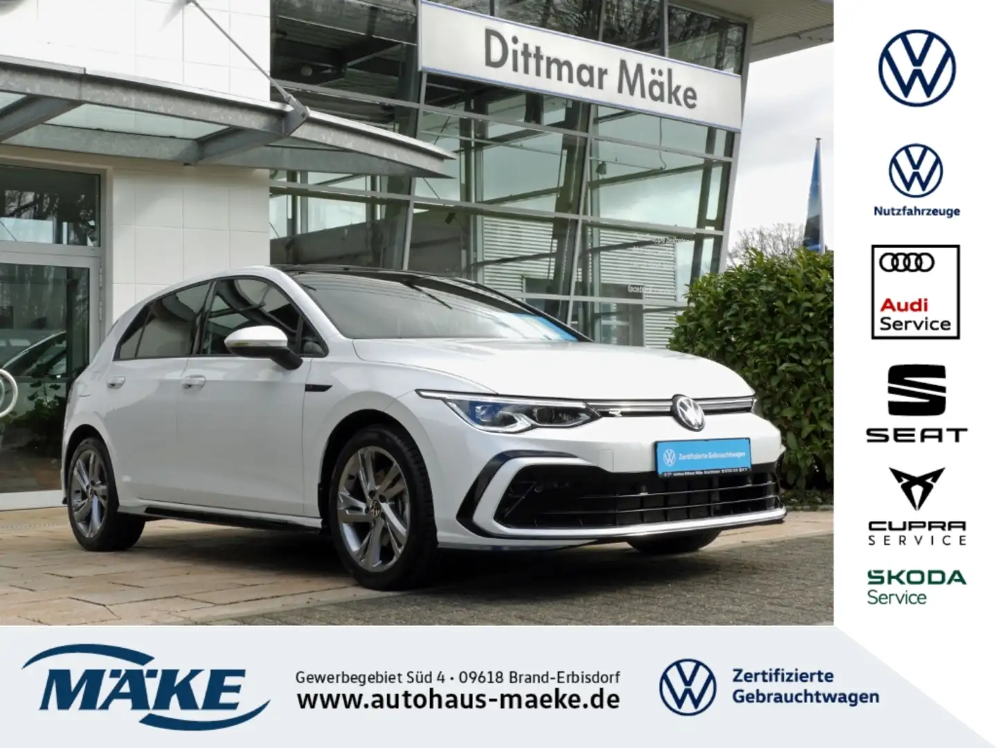 Volkswagen Golf R-Line 2.0 TSI 4Motion AHV ACC IQ.L NAV PD Weiß - 1